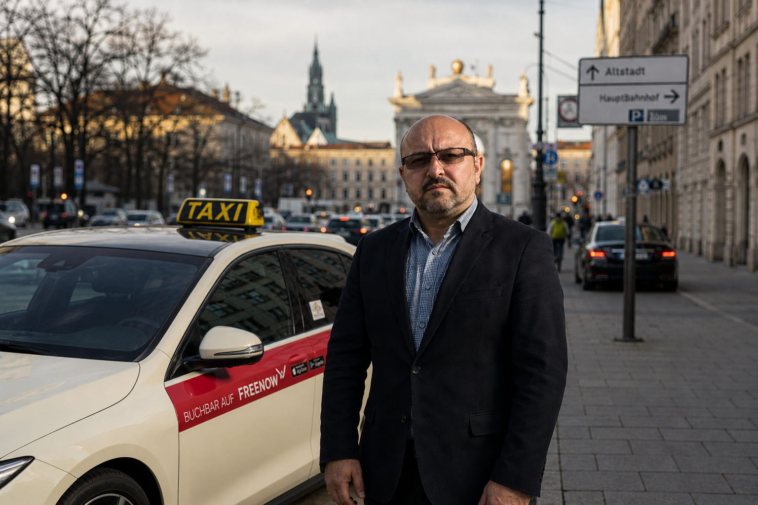 Izzet Tüymen, Inhaber von Taxiizi